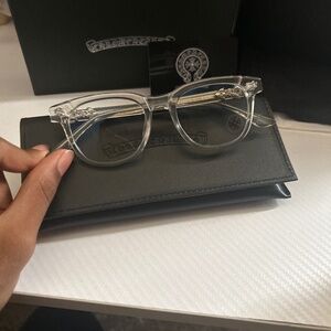 Chrome heart Glasses Clear Frame